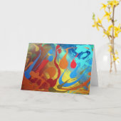 Happy Talk Wenskaart Kaart (Gele Bloem)