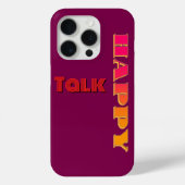 Happy Talk wijn Case-Mate iPhone Case (Achterkant)