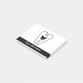 Happy tandth cartoon post-it® notes (Schuin)