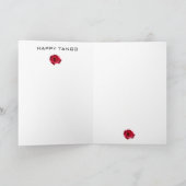 HAPPY TANGO-Wenskaart Kaart (Binnen)