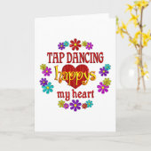 Happy Tap Dancing Kaart (Gele Bloem)