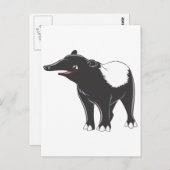 Happy Tapir Briefkaart (Voorkant / Achterkant)
