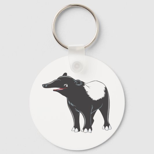 Happy Tapir Sleutelhanger (Voorkant)