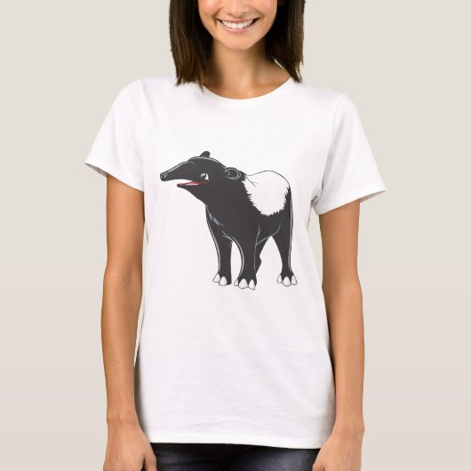 Happy Tapir T-shirt (Voorkant)