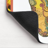 Happy Tappin' Hippy Feet Mousepad Muismat (Hoek)