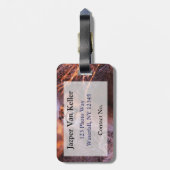 Happy Tau Bagagelabel (Achterkant verticaal)