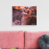 Happy Tau Canvas Afdruk (Insitu (Woonkamer))