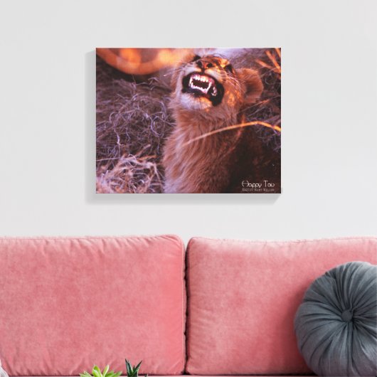 Happy Tau Canvas Afdruk (Insitu (Woonkamer))