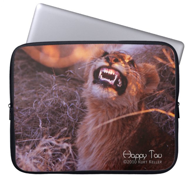 Happy Tau Laptop Sleeve (Voorkant)