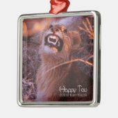 Happy Tau Metalen Ornament (Links)