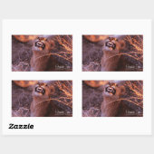 Happy Tau Rechthoekige Sticker (Vel)