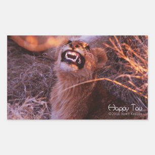 Happy Tau Rechthoekige Sticker