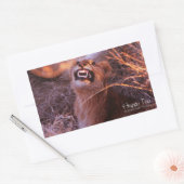 Happy Tau Rechthoekige Sticker (Envelop)