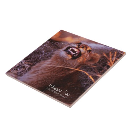 Happy Tau Tegeltje (Zijkant)