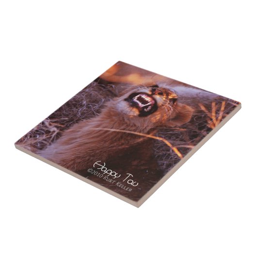 Happy Tau Tegeltje (Zijkant)