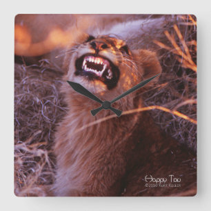 Happy Tau Vierkante Klok