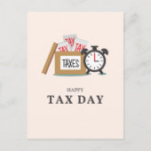 Happy Tax Day Briefkaart (Voorkant)