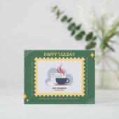 Happy Tax Day Briefkaart (Staand voorkant)