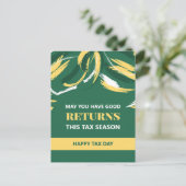 Happy Tax Day Briefkaart (Staand voorkant)