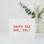 Happy Tax Day Feestdagenkaart (Staand voorkant)