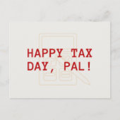 Happy Tax Day Feestdagenkaart (Voorkant)