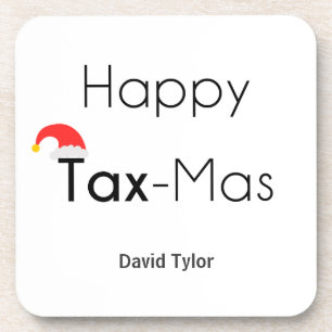 Happy TaxMas Drankjes Onderzetter
