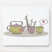 happy tea mousepad muismat (Voorkant)