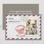 Happy Teacher Appreciation Day  Art Kaart (Voorkant / Achterkant)