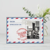 Happy Teacher Appreciation Day Custom Flat Kaart (Staand voorkant)