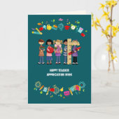 Happy Teacher Appreciation Week Custom Kaart (Gele Bloem)