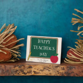 Happy Teacher’s Day – Modern Custom Name Plaque Fotoplaat (Zijkant)