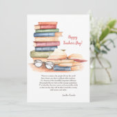 Happy Teacher's Day Card Kaart (Staand voorkant)