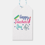 Happy teacher's day classic round cadeaulabel (Voorkant)