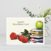 Happy Teachers' Day Custom Kaart (Staand voorkant)