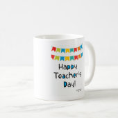 Happy Teacher's Day Koffiemok (Voorkant rechts)