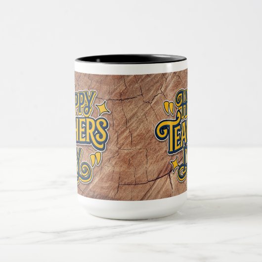 Happy Teacher's Day Mok - Waardering Gift voor (Midden)