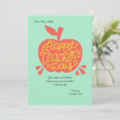 Happy Teacher's Day Wenskaart Feestdagenkaart (Staand voorkant)