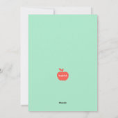 Happy Teacher's Day Wenskaart Feestdagenkaart (Achterkant)