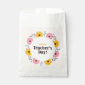 Happy Teacher's Day Wild Flowers Bedankzakje (Voorkant)