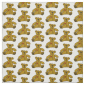 Happy Teddy Bear Fabric Stof (Swatch)