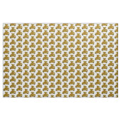 Happy Teddy Bear Fabric Stof (Fat Quarter)