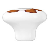 HAPPY TEDDY BEAR KERAMISCHE KNOP (Zijkant)