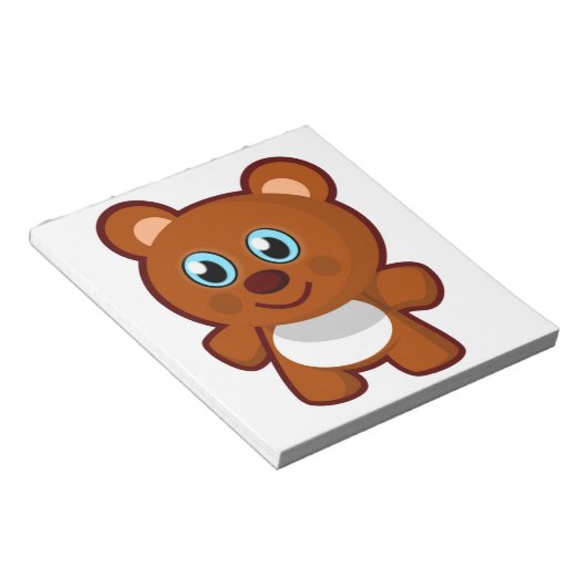 HAPPY TEDDY BEAR NOTITIEBLOK (Schuin)