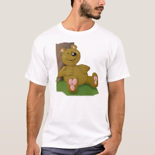 Happy Teddy Bear T-shirt (Voorkant)