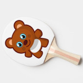 HAPPY TEDDY BEAR TAFELTENNISBATJE (Zijkant)