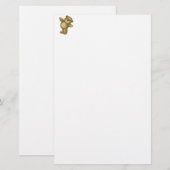 Happy Teddy Stationery Briefpapier (Voorkant / Achterkant)
