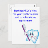 Happy Teeth Briefkaart (Voorkant / Achterkant)