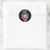 Happy Teeth Clown Sticker (Tas)