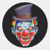 Happy Teeth Clown Sticker (Voorkant)