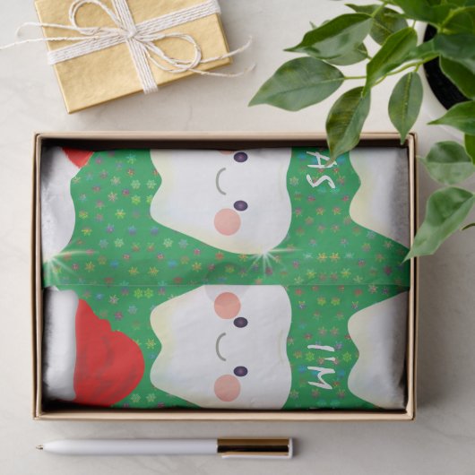 Happy Teeth Kerstmis  Tissuepapier (Geschenk)